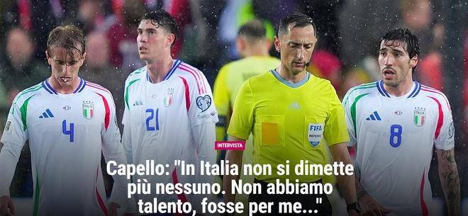 卡佩罗:因缺乏归属感,应强制意甲球队至少首发3名本土球员