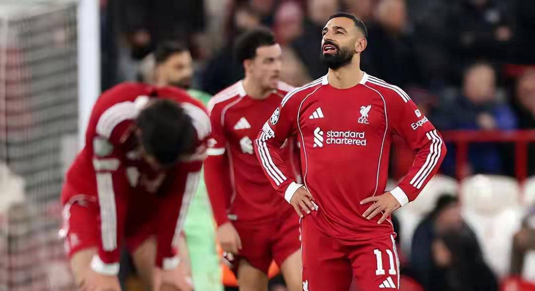 欧冠小组赛第五轮利物浦主场1-4惨败埃因霍温，迎来三连败困境